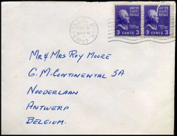 USA - Cover To Antwerp, Belgium - Covers & Documents