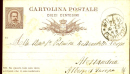 Cartolina Postale : From Milano To Alessandria - Marcofilía