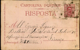 Cartolina Postale : To Firenze - Marcofilía