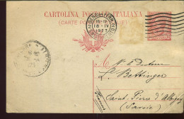 Cartolina Postale : From Genova To Saint-Pierre S'Albigny, France - Marcofilía