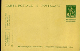 Postkaart :  Ongebruikt - Cartes Postales 1909-1934