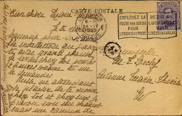 Postkaart :  Van Anvers Naar Bruxelles - Cartes Postales 1909-1934