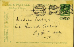 Postkaart : Van Brussel Naar St-Joost-ten-Node -- 1913 - Cartes Postales 1909-1934