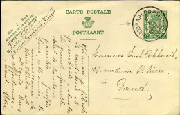 Postkaart :  Van Arlon Naar Gand - Cartes Postales 1909-1934