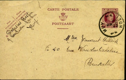 Postkaart :  Van Huy Naar Bruxelles - Cartes Postales 1909-1934