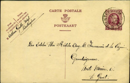 Postkaart :  Van Denterghem Naar Gent - Cartes Postales 1909-1934