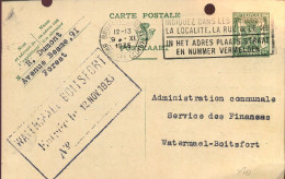 Postkaart : Van  Bruxelles Naar Watermael-Boitsfort - Tarjetas 1934-1951