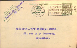Postkaart : Van  Antwerpen Naar Bruxelles - Tarjetas 1934-1951