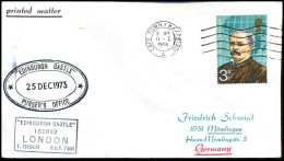 Great-Britain - Cover To Mömlingen, Germany - Edinburgh Castle, Purser's Office - Storia Postale