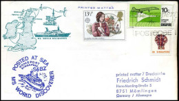 Great-Britain - Cover To Mömlingen, Germany - MS World Discoverer, Posted At Sea - Storia Postale