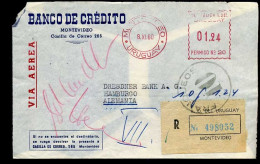 Uruguay - Cover To Hamburg, Germany - Uruguay