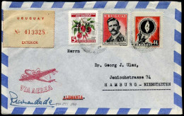 Uruguay - Cover To Hamburg, Germany - Uruguay