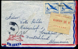 Uruguay - Cover To Hamburg, Germany - Uruguay