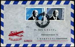 Uruguay - Cover To Hamburg, Germany - Uruguay