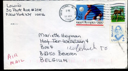 USA - Cover To Beveren, Belgium - Covers & Documents