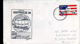 USA - Cover To Melsele, Belgium - Operation Deepfreeze '80, USCGC Northwind - Storia Postale