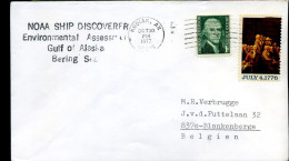 USA - Cover To Blankenberge, Belgium - NOAA Ship Discoverfr - Brieven En Documenten