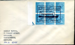 Great Britain - Cover, Stamped '10th Anniv. Year - World's First Hovercraft Service Wallasey-Rhyl' - Storia Postale