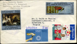 Philippines - Cover To Antwerp, Belgium - Philippines