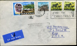 Tanzania - Cover To Rige, U.S.S.R. - Tanzanie (1964-...)