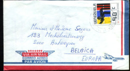 Venezuela - Cover To Antwerp, Belgium - Venezuela