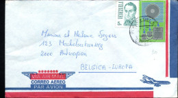 Venezuela - Cover To Antwerp, Belgium - Venezuela