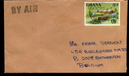 Ghana - Cover To Antwerp, Belgium - Ghana (1957-...)