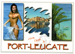 CPM   11    PORT LEUCATE    2002    MULTIVUES     FEMME SEINS NUS - Leucate