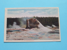 YELLOWSTONE Park > Giant Geyser Cone ( Edit.: N° 205 - F J Haynes) Anno 19?? ( Zie / Voir SCANS ) ! - Yellowstone