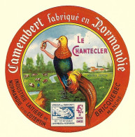 ETIQU. CAMEMBERT LE CHANTECLER Ind. Lait. De Norm. Et Du Cotentin Bricquebec 50 - Kaas