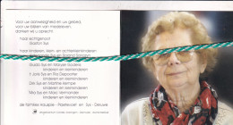 Gabriela Hauspie-Sys, Booitshoeke 1919, 2019. Honderdjarige. Foto - Obituary Notices