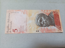 Billete Venezuela, 5 Bolívares, Año 2014, UNC - Venezuela