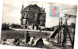 CPA   14    ASNELLES SUR MER  1962     LE CHATEAU DES TOURELLES VU DU PARC  JARDIN JEUX TOBOGGAN - Other & Unclassified