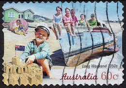 AUSTRALIA 2010 60c Multicoloured, Long Weekend 1950's Self Adhesive FU - Gebraucht