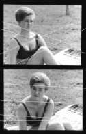 2x Orig. Foto 60er Jahre Süßes Junges Mädchen Im Bikini, Sweet Young Girl With Bikini. Beach Fashion Typical 60s - Anonymous Persons