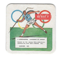 307a Brij. Wielemans Ceupens Brussel 1972 Olymp. Spelen Munchen  Nr 2 (gaatjes) - Sous-bocks