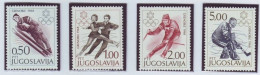 YUGOSLAVIA 1262-1265,unused - Inverno1968: Grenoble