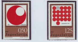 YUGOSLAVIA 1418-1419,unused - Ohne Zuordnung