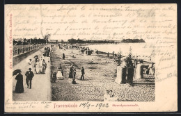 AK Travemünde, An Der Strandpromenade  - Luebeck-Travemuende