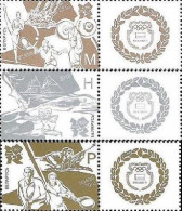 Belarus Belorussia Weissrussland 2012 XXX Olympic Games In London Olympics Set Of 3 Stamps With Labels MNH - Belarus