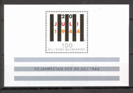 Germany 1994 The 50th Anniversary Of The Rebellion Against Nazism MS MNH - Unused Stamps