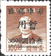 CHINE CENTRALE - SG CC 49 - Unused Stamps