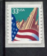 244411762 1999 (XX) SCOTT 3282 POSTFRIS MINT NEVER HINGED - FLAG AND CITY - Neufs