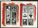 POLAND SOLIDARNOSC 2 MS SHOWING INTERNMENT CAMP STAMPS WALESA NOBEL KOLBE AUSCHWITZ WW2 JP2 POPE JOHN PAUL II - Papi