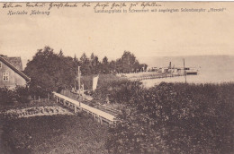 Schwartzort.Juodkrante.Ship Herold At Embankment. - Litauen