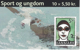 DENMARK, 2003, Facit HS 128. Sport: Swimming - Markenheftchen