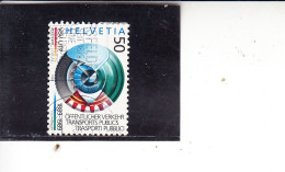 SVIZZERA  1989 - Unificato  1315° - Trasporti - Oblitérés