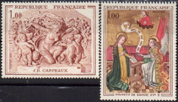 France 1970 Y&T 1640-1641 Neufs- Oeuvres D'art. Gomme +++ - Unused Stamps