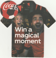 Win A Magical Moment  Coca-cola Viltje Coaster Sous Bock - Sous-bocks