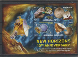 Grenada 2016 New Horizons 10th Anniversary Souvenir Sheet MNH/**. Postal Weight 0,04 Kg. Please Read Sales Conditions Un - Amérique Du Sud